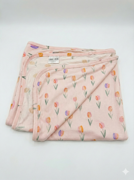 CloudSoft Swaddle – Tulip Meadow