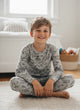 CloudSoft Bamboo Two-Piece Long Sleeved Pajama Set – Dino Daydreams