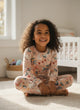 CloudSoft Bamboo Two-Piece Long Sleeved Pajama Set – Fairy Castle