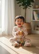CloudSoft Bamboo Romper – Sunshine Lions